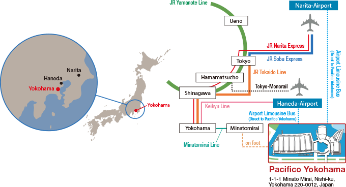 How to get to PACIFICO Yokohama