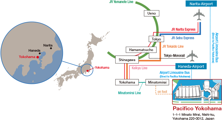 How to get to PACIFICO Yokohama