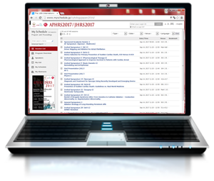 Create your original itinerary and e-Abstracts with My Schedule