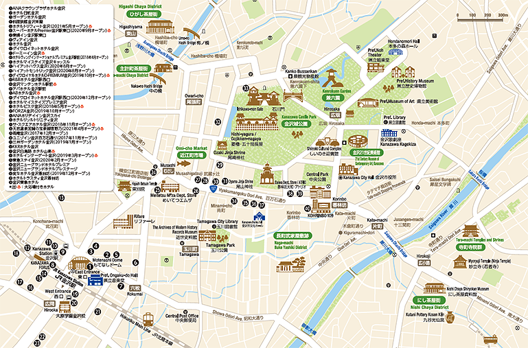 金沢市街MAP