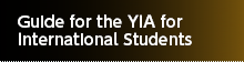 Guide for the YIA for International Students