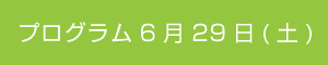 プログラム6月29日（土）