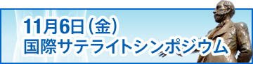 11月6日（金）国際サテライトシンポジウム