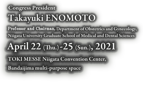 Congress President:Takayuki ENOMOTO