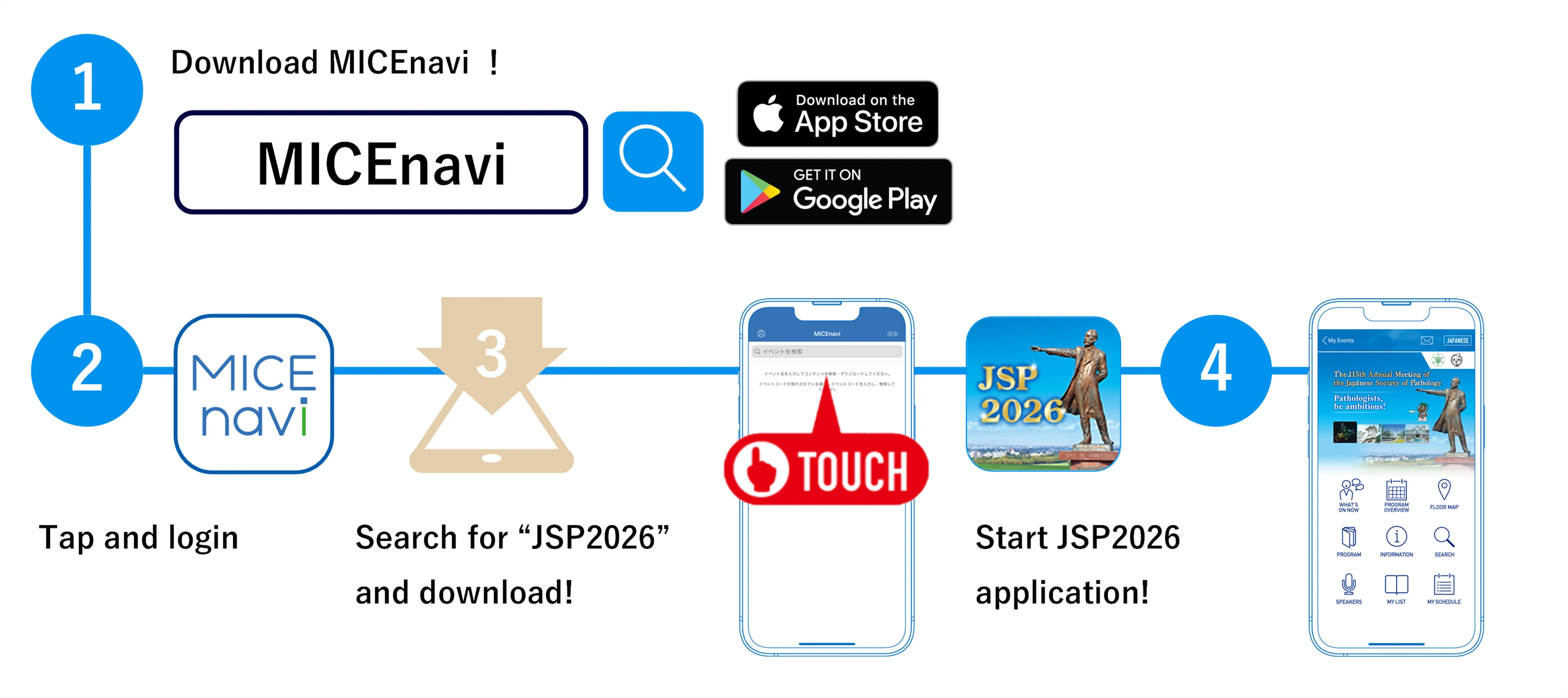 How to Download the MICEnavi for App