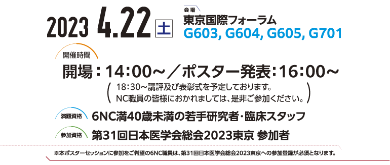2023年4月22日（土）東京国際フォーラム　本部長 植木浩二郎　国立高度専門医業研究センター 医療研究連携推進本部
