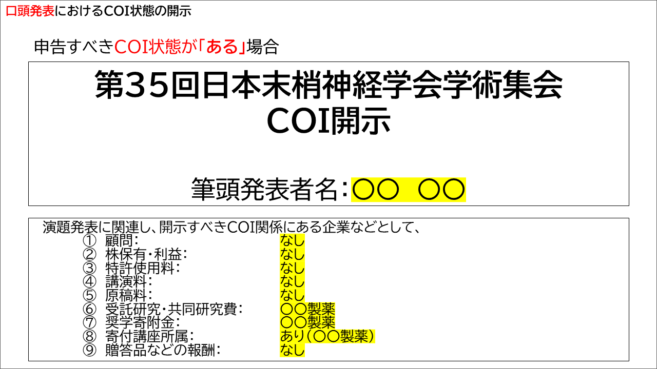 口演発表
