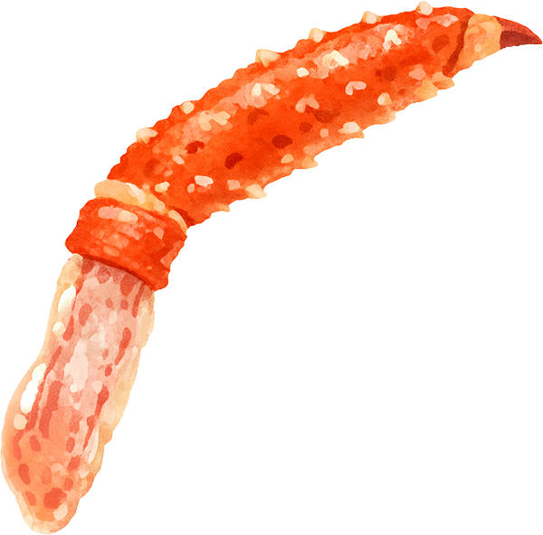 カニ足のイラスト