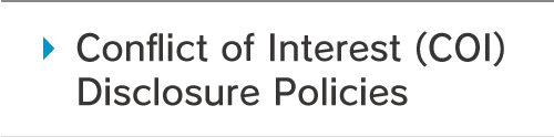 Conflict of Interest (COI) Disclosure Policies