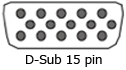 D-Sub 15 pin